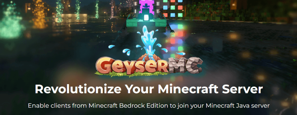 Geyser Minecraft Crossplay